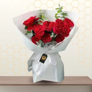 GLORIA -  Classic Red Rose Elegance