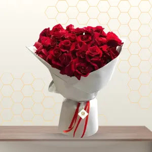 Rose Valentine - Valentines Long Stem Roses (60cm)