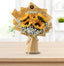 Sunflowers Standard Brown Wrapped Bouquet - A Burst of Happiness