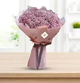 Pink Gypsophilia Bouquet