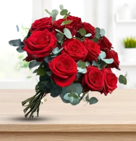 Valentine Red Rose Bunch