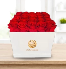 GITEGA-  Valentines Fresh Red Roses Box