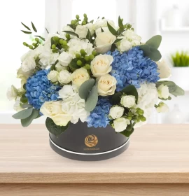 PORT VILLA- Classic Hydrangea Hat Box