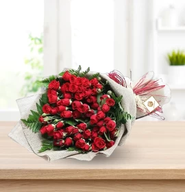 Birdy - Valentine's Red Spray Roses Bouquet 