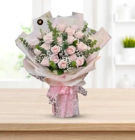 Light Pink Roses Bouquet