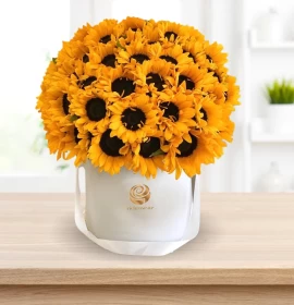 Sunflowers in Box