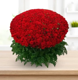 Valentine's Thousand Red Roses Bouquet