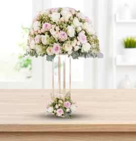 Pastel Colored Flowers - Stand