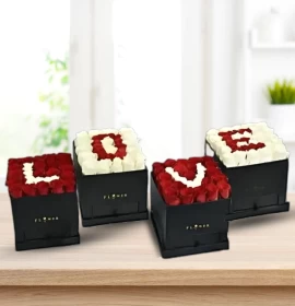 Love Square Boxes - Love Collection