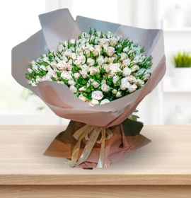 50 Spray Roses Bouquet