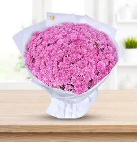 Pink Chrysanthemum Bouquet