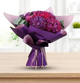 Frankfurt - Luxury Purple Hydrangea Bunch 