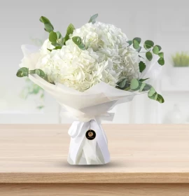 White Hydrangea Bouquet